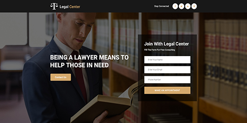 Lawyer Multipurpose Landing Page - Uisumo