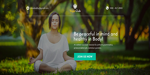 Yoga Multipurpose Landing Page - Uisumo