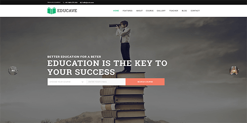 Educave Educational Multipurpose Landing Page - Uisumo