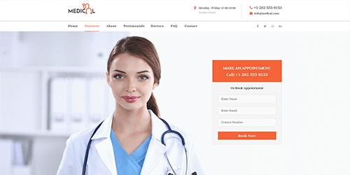 Therapeutic Multipurpose Landing Page - Uisumo