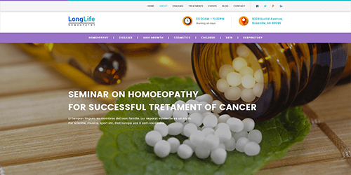 Homeopathy Healing Multipurpose Landing Page - Uisumo