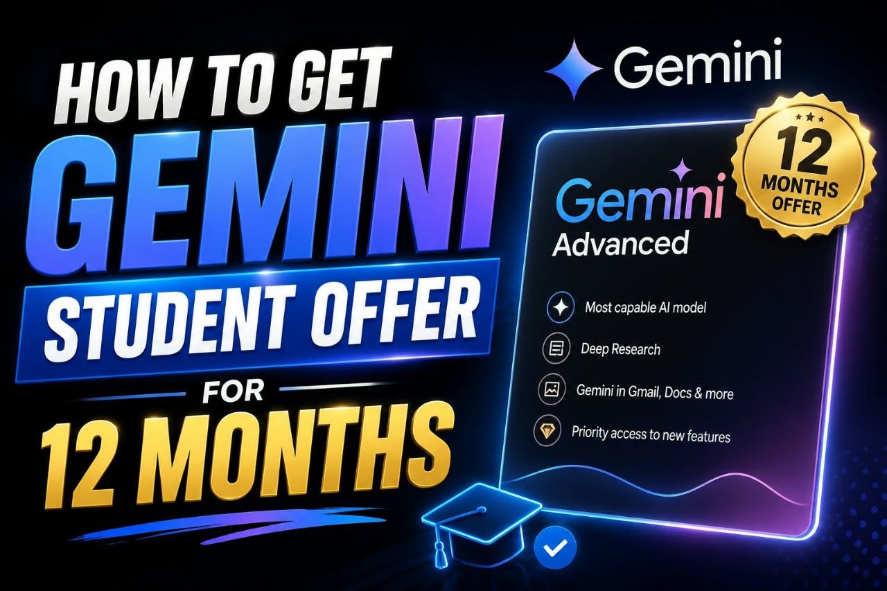 HOW TO GET GEMINI FOR 12 MONTH WITHOUT STUDENT DETAILS
