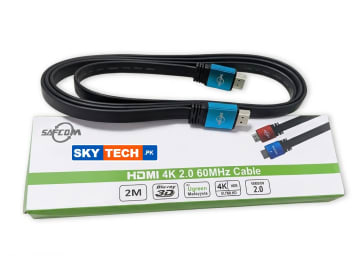 Premium 4K HDMI 2.0 Male to Male Cable 2 Meters 60Hz