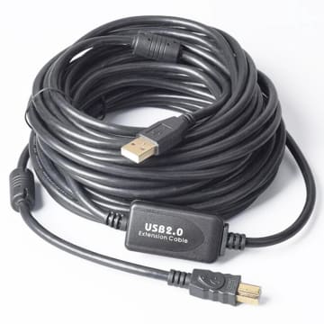 10m Active USB 2.0 Printer Cable, Signal Booster, High-Speed Data Transfer, E...