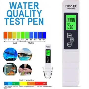 3 in 1 Water Quality Test Pen TDS EC Temperature Meter for Drinking Water Purity Digital Tester — Skytech thumbnail 3