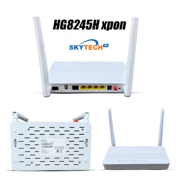 Huawei HG8245H XPON ONU: GPON/EPON Dual Mode Fiber Optic Network Terminal Router for FTTH Connectivity - alternate view