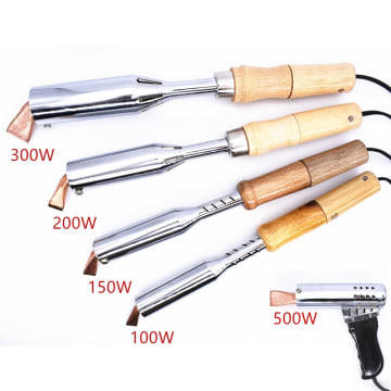 SkyTech 220V Heavy Duty Electric Soldering Iron 75W Chisel Tip Wood Handle for Electronics DIY thumbnail 3