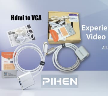 PIHEN 1080P HDMI to VGA Adapter Converter with Audio HDMI2VGA for PC, Laptop, TV Box, Computer Display thumbnail 3