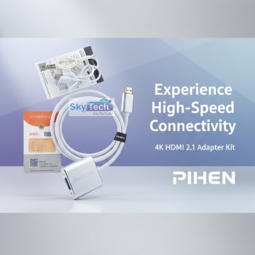 PIHEN 1080P HDMI to VGA Adapter Converter with Audio HDMI2VGA for PC, Laptop, TV Box, Computer Display - alternate view