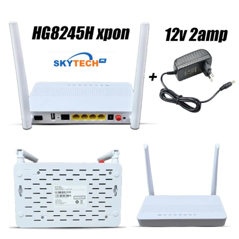 Huawei HG8245H XPON ONU: GPON/EPON Dual Mode Fiber Optic Network Terminal Router for FTTH Connectivity