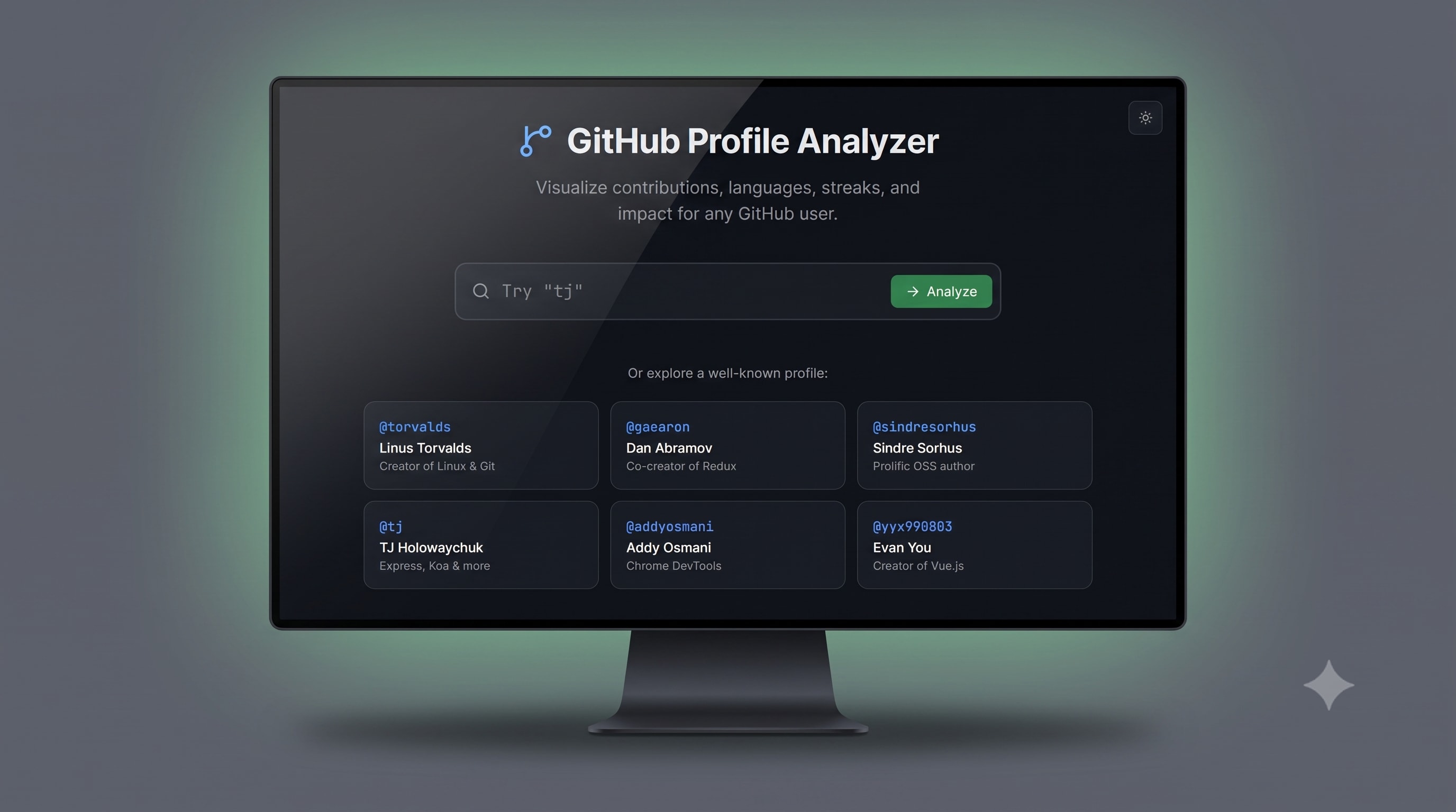 GitHub Profile Analyzer