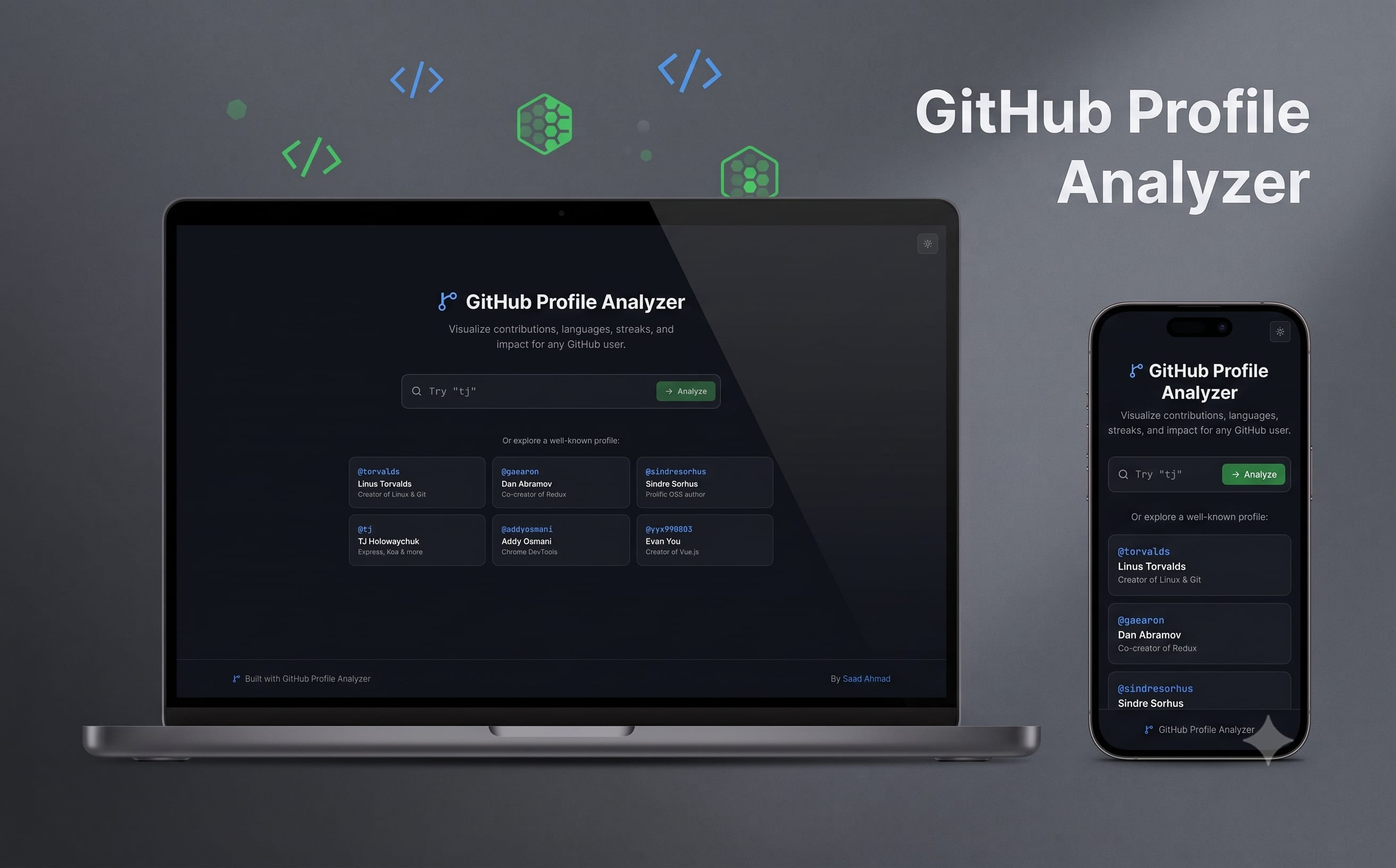GitHub Profile Analyzer