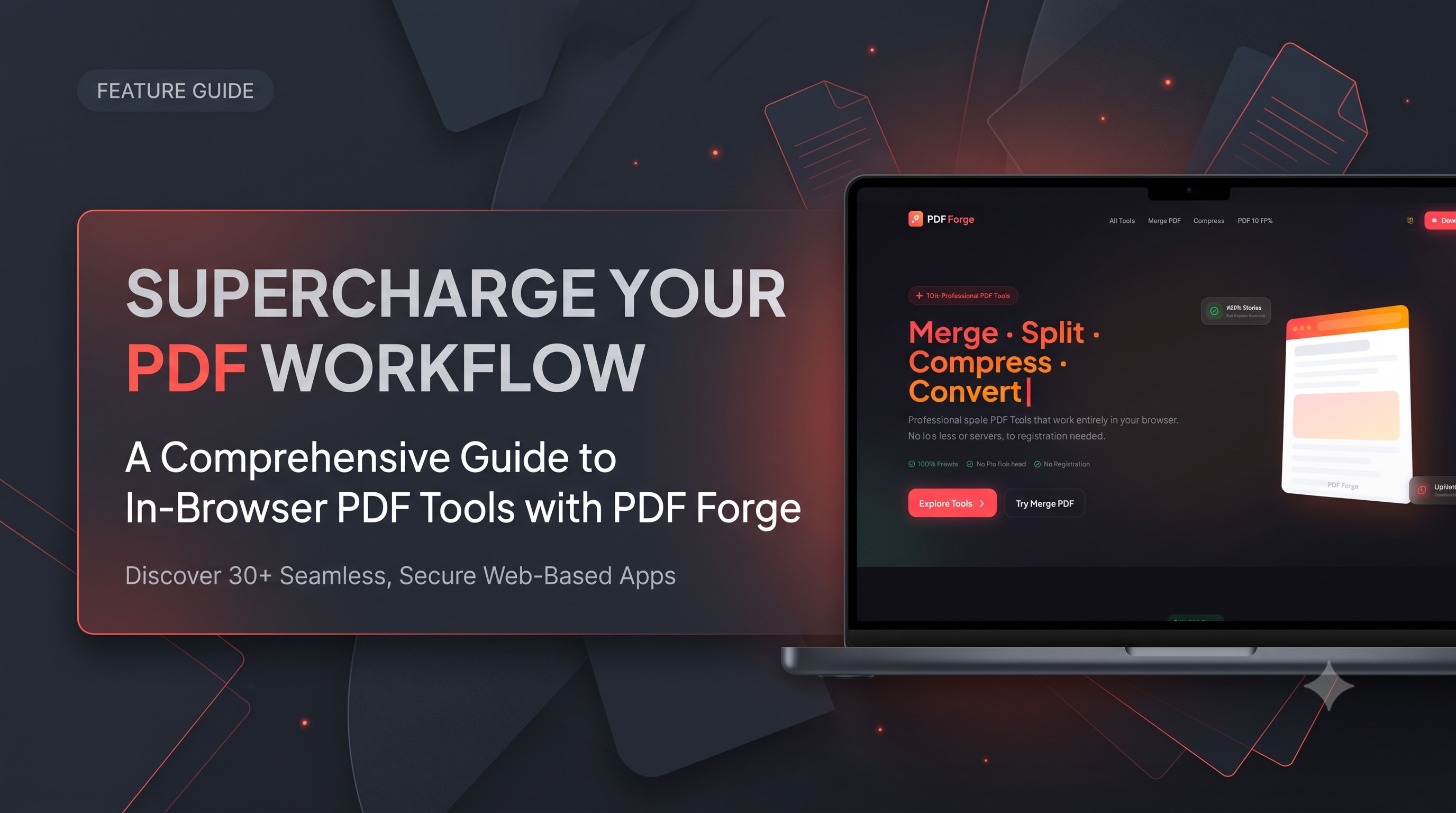 PDFForge: 30+ PDF Tools That Never See Your Files
