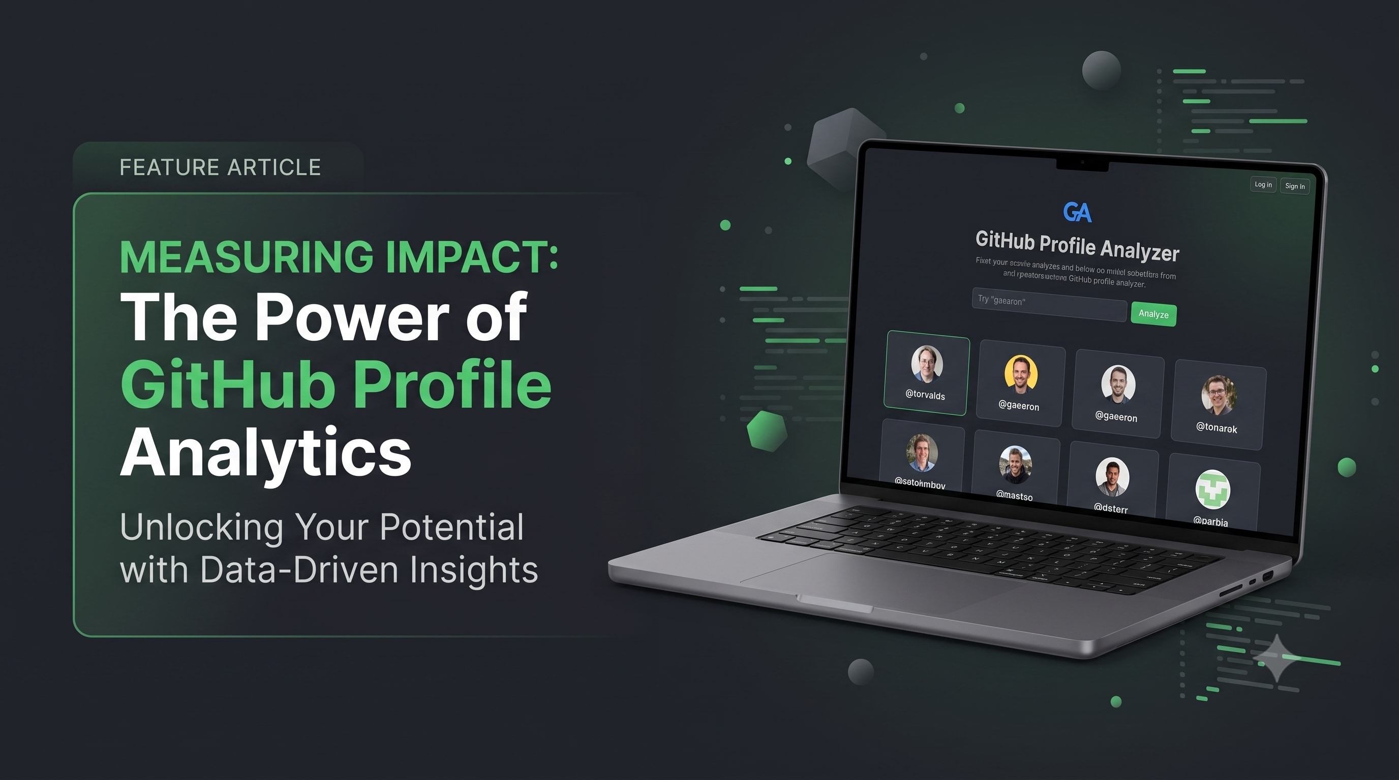 GitHub Profile Analyzer: Turning a Username Into a Developer Story