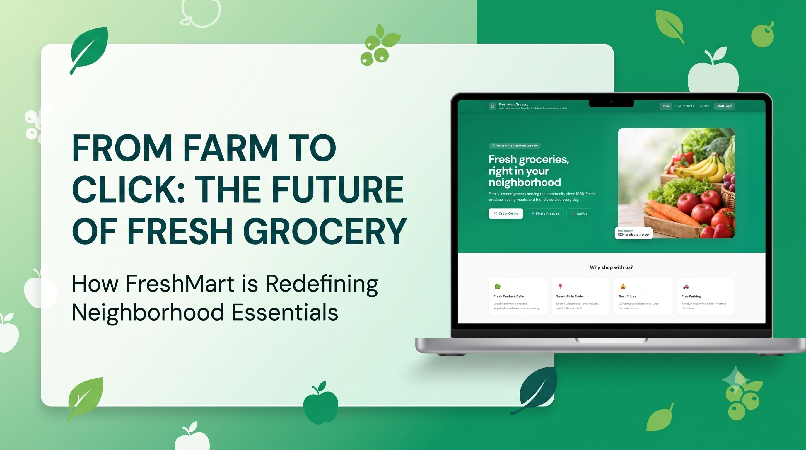 FreshMart: Helping Neighborhood Grocers Compete With Delivery Giants