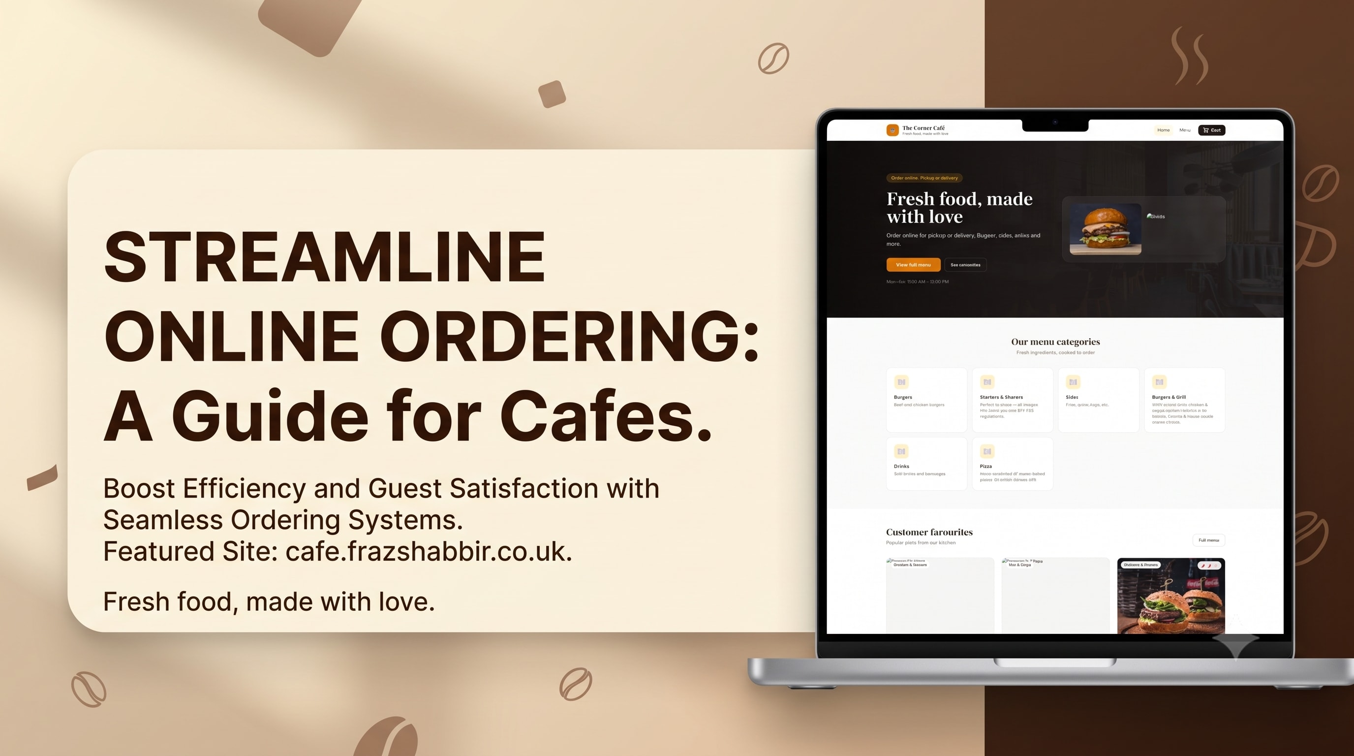 The Corner Café Platform: Putting Any Coffee Shop Online in Days, Not Months