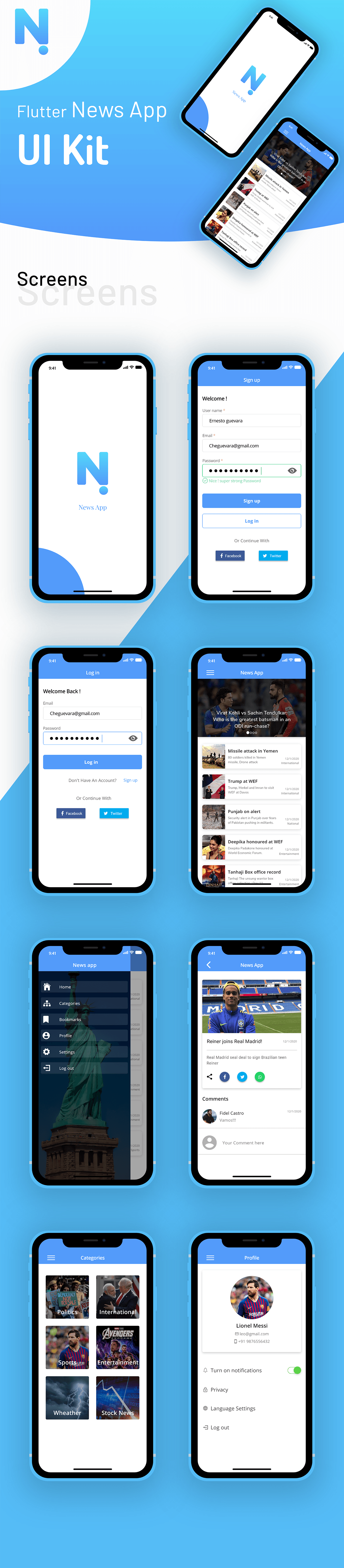 Flutter News App - 1
