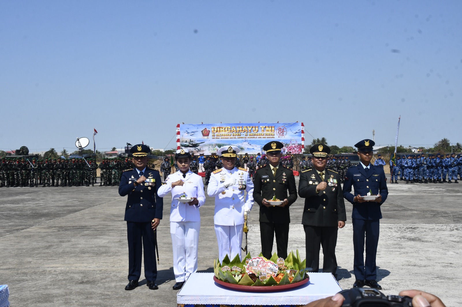 HUT ke-81 TNI, Danlanudal Kupang Teguhkan Soliditas dan Pengabdian Bersama Rakyat