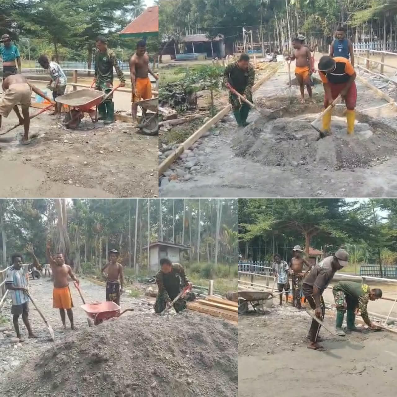 Hari Ke Enam TMMD Ke-130 Kodim 1808/Mansel: Pembangunan Jalan Kejar Target, Progres Capai 30%