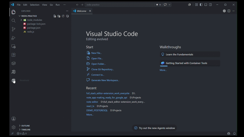 Noteheist VS Code Demo