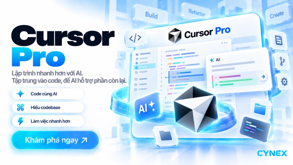 Tài khoản Cursor Pro riêng tư - Vibe Coding dễ dàng