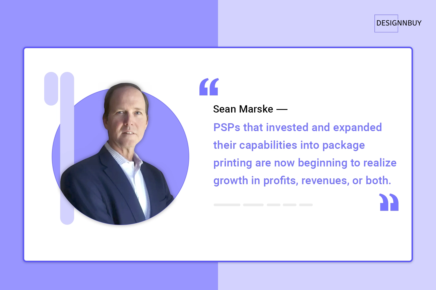 Sean Marske Shared The Global Growth of Digital Package Printing
