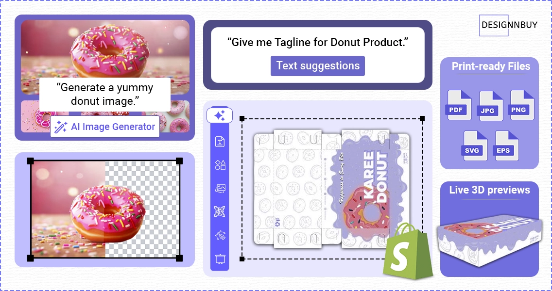 DesignO Your Shopify Web to Print AI Design Assistant | DesignNBuy