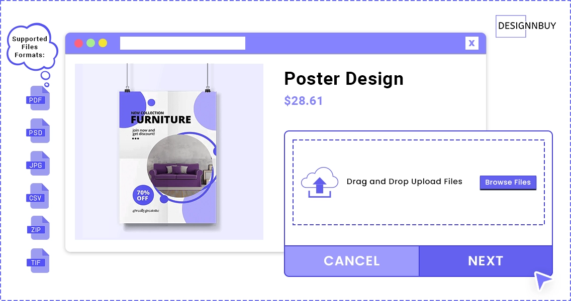File Upload Solution for web to print store