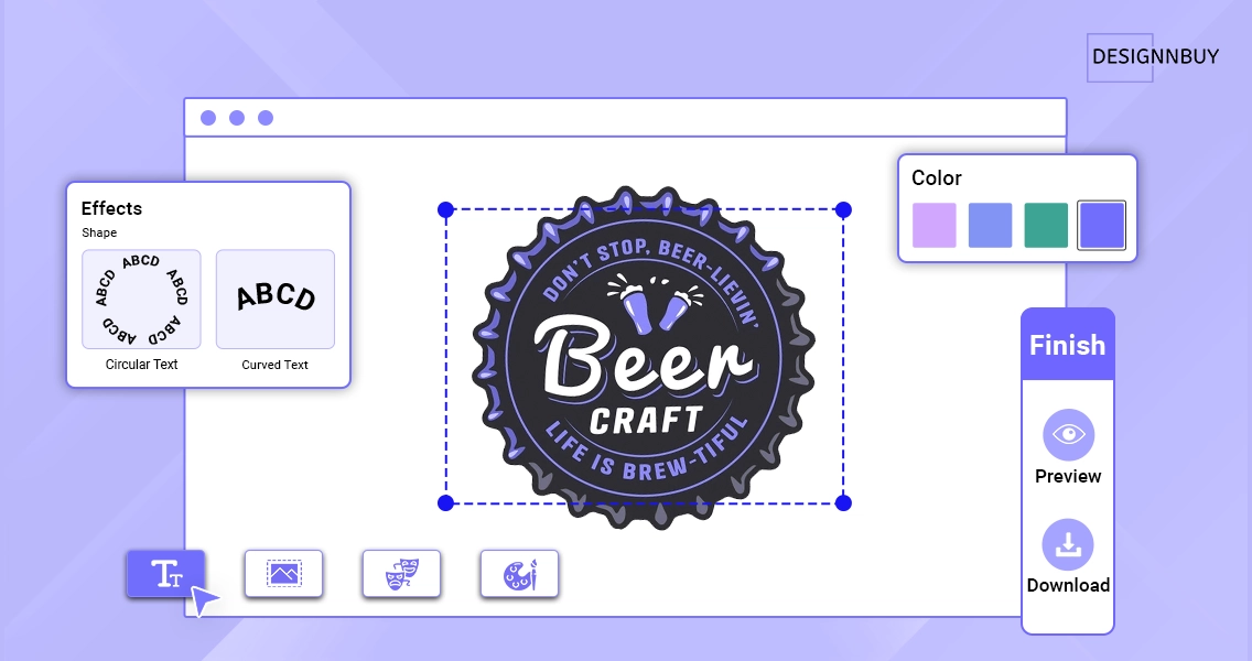 Take print personalization to the next level with Curve and Circular Text Features