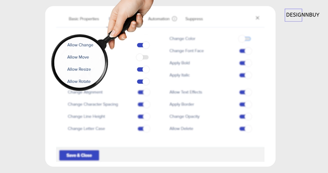 Template Building Design Editing Control | DesignNBuy