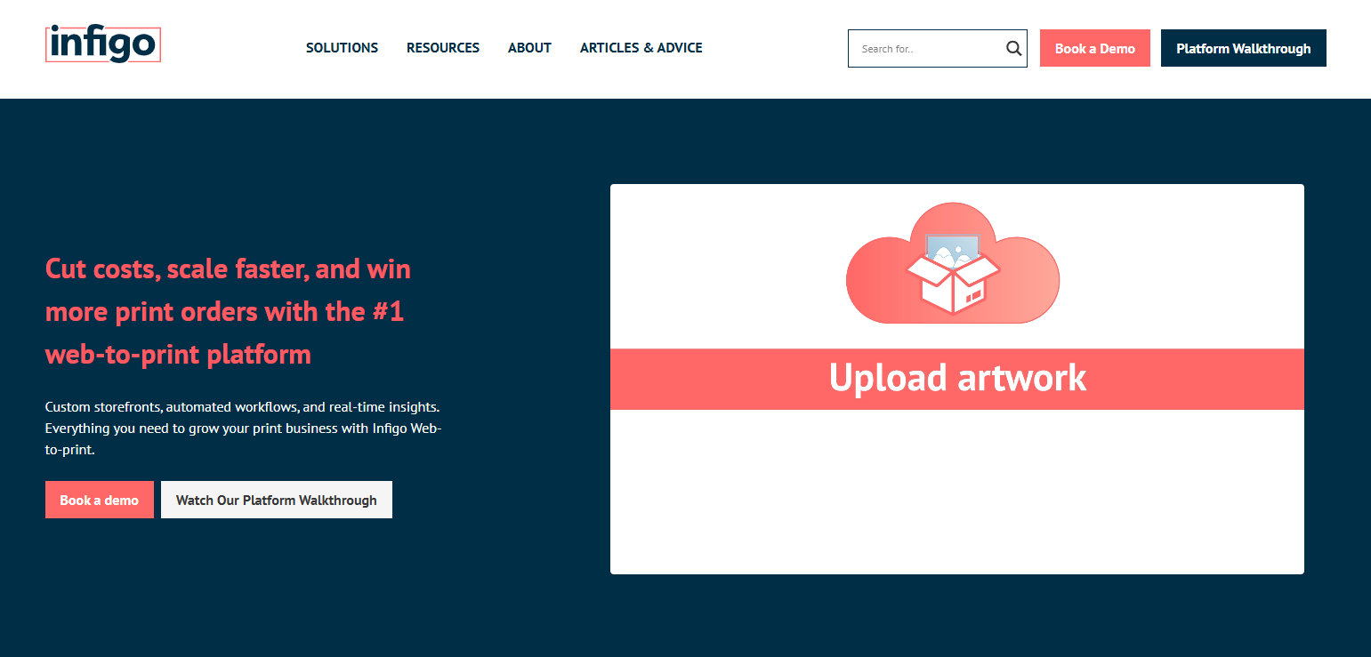 web to print solutions - Infigo