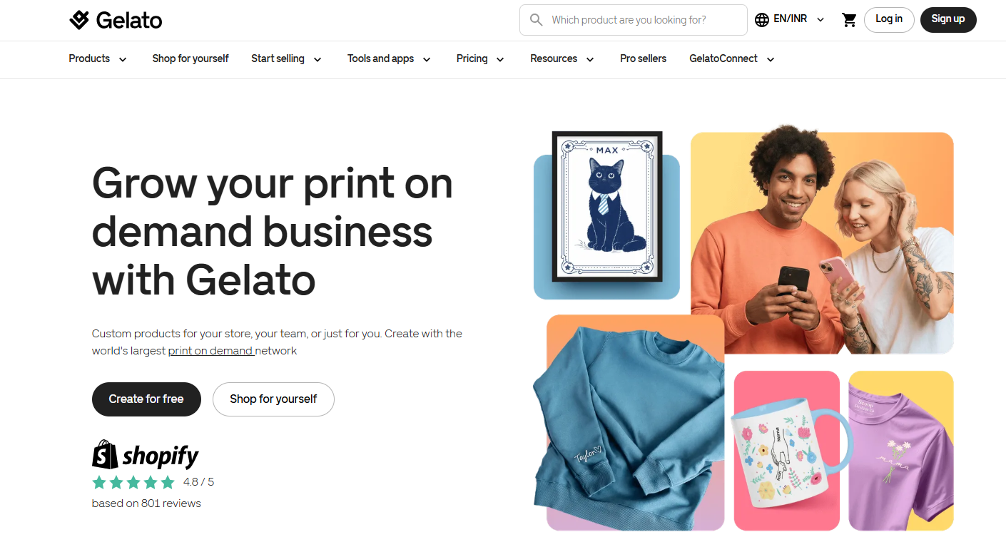 web to print softwares - Gelato