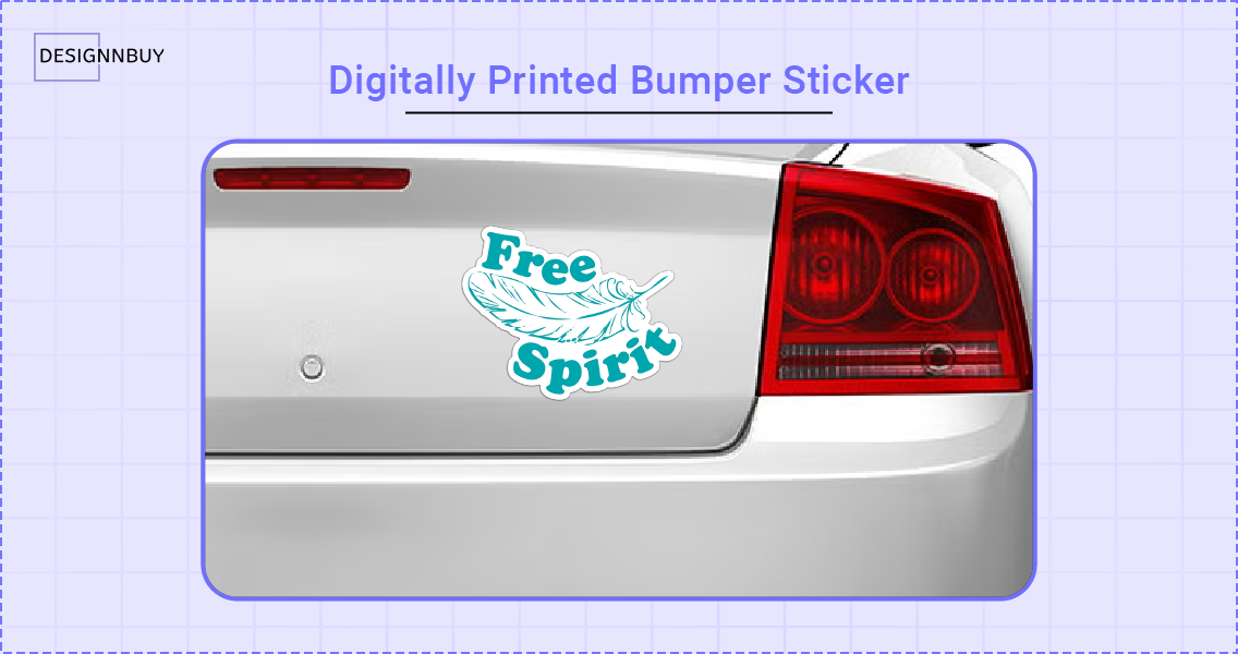 Digitally Printed Bumper Stickers | DesignNBuy Sticker Designer