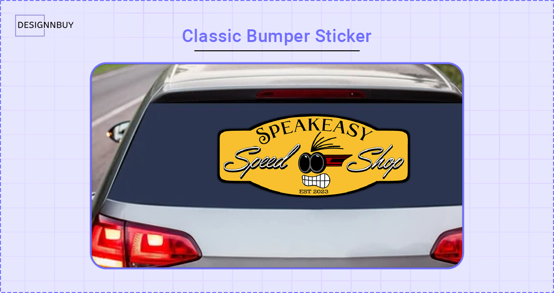 Classic Bumper Stickers | DesignNBuy Sticker Designer