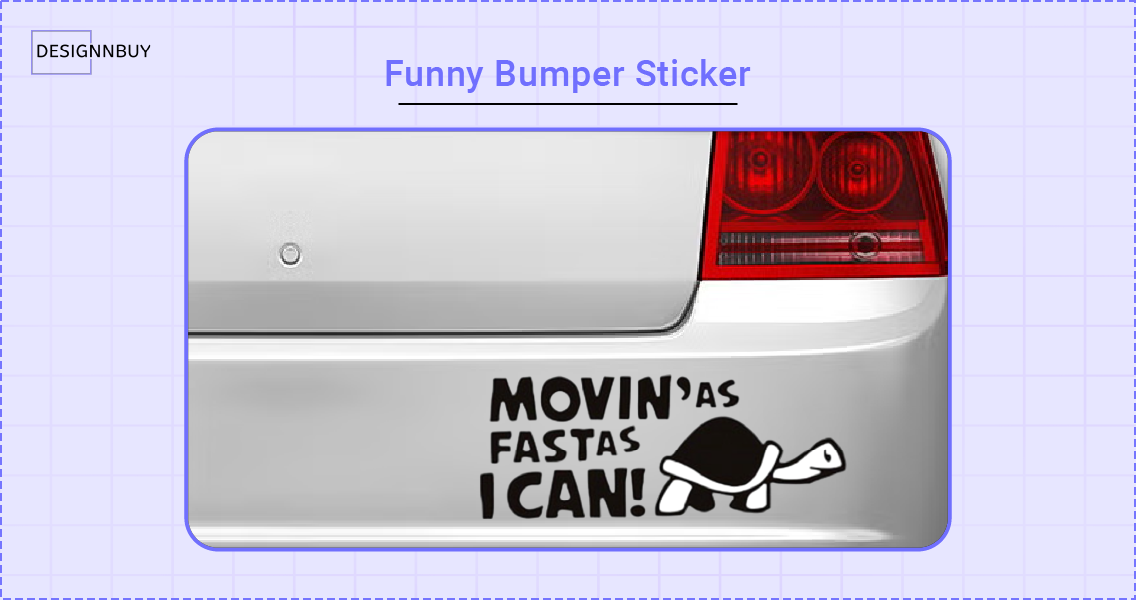 Funny Bumper Stickers | DesignNBuy Sticker Designer