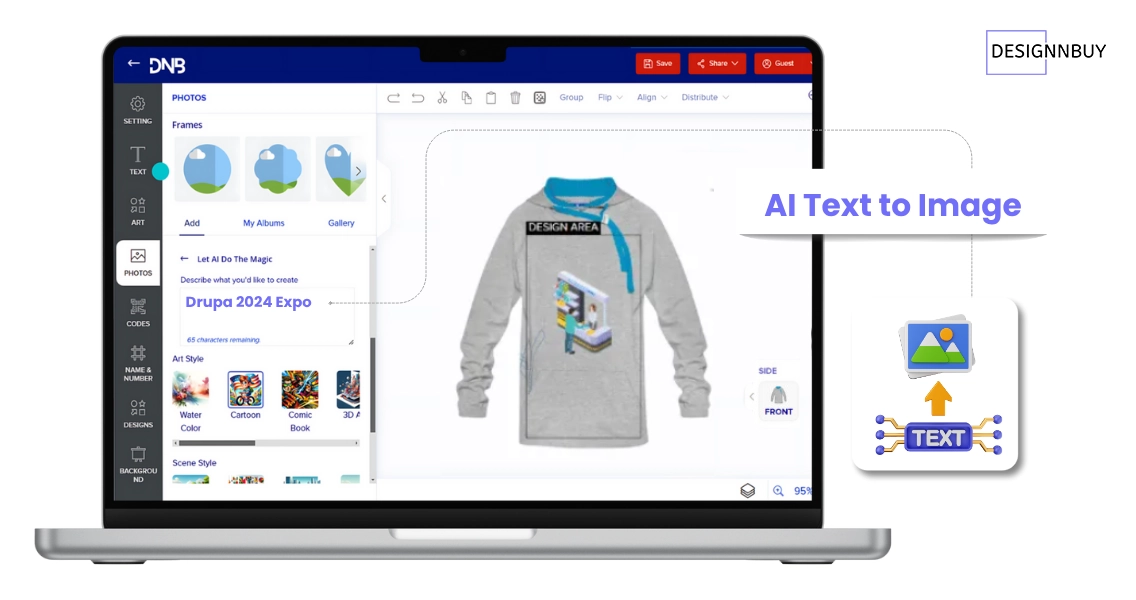 AI Text to Image | DesignNBuy