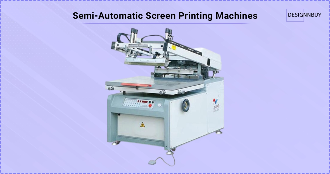 Semi Automatic Screen Printing