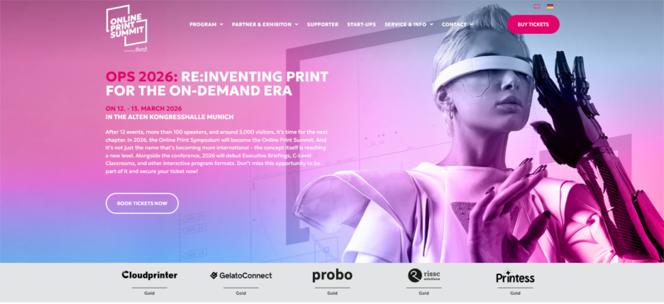 Online Print Summit 2026 — Re:Inventing Print for the On-Demand Era - Printing Trade Shows and Events to Attend in Europe