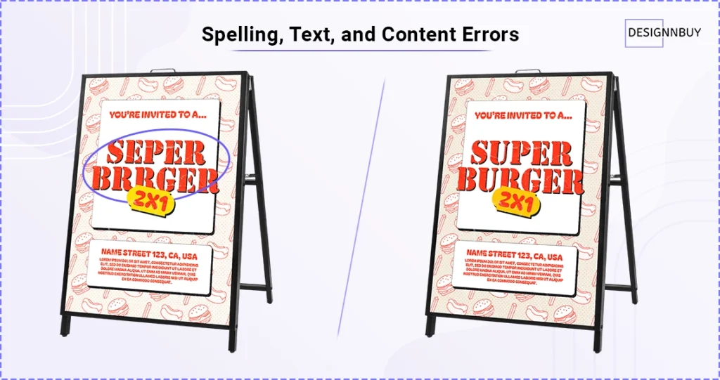 Spelling, Text, and Content Errors - Bulk Printing Errors