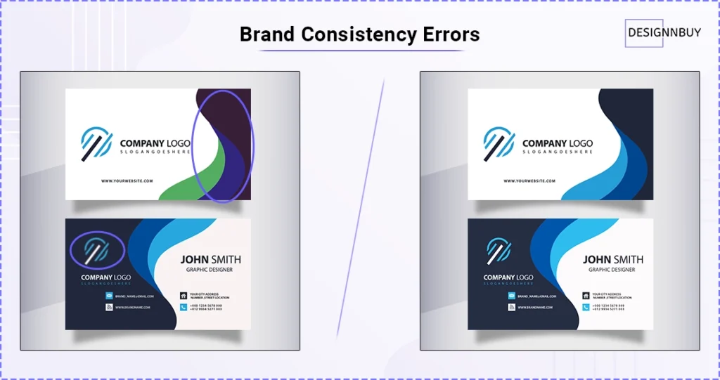 Brand Consistency Errors - Bulk Printing Errors