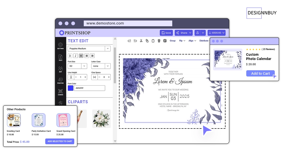 Advantages of Web To Print Technology for Your Wedding Invitation Printing Business | DesignNBuy