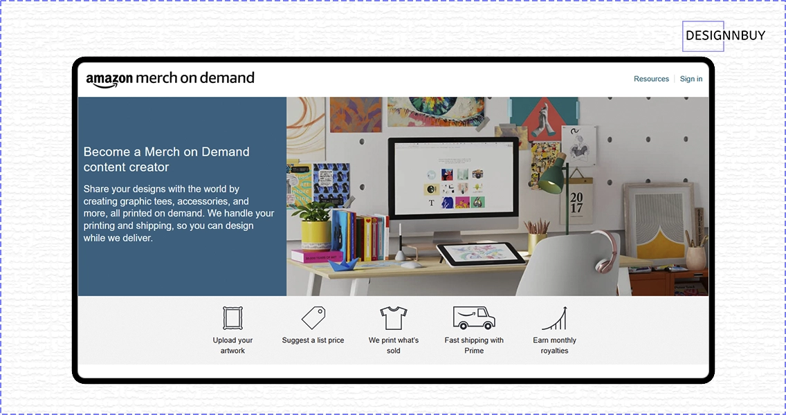 How does Merch by Amazon work | DesignNBuy