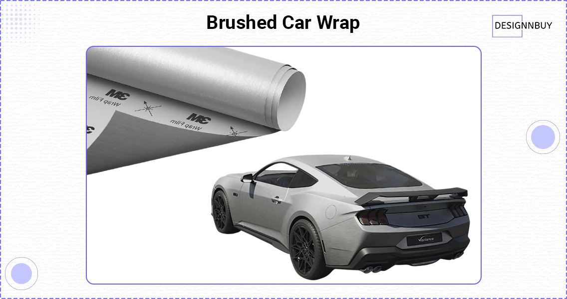 Brushed car wrap | DesignNBuy