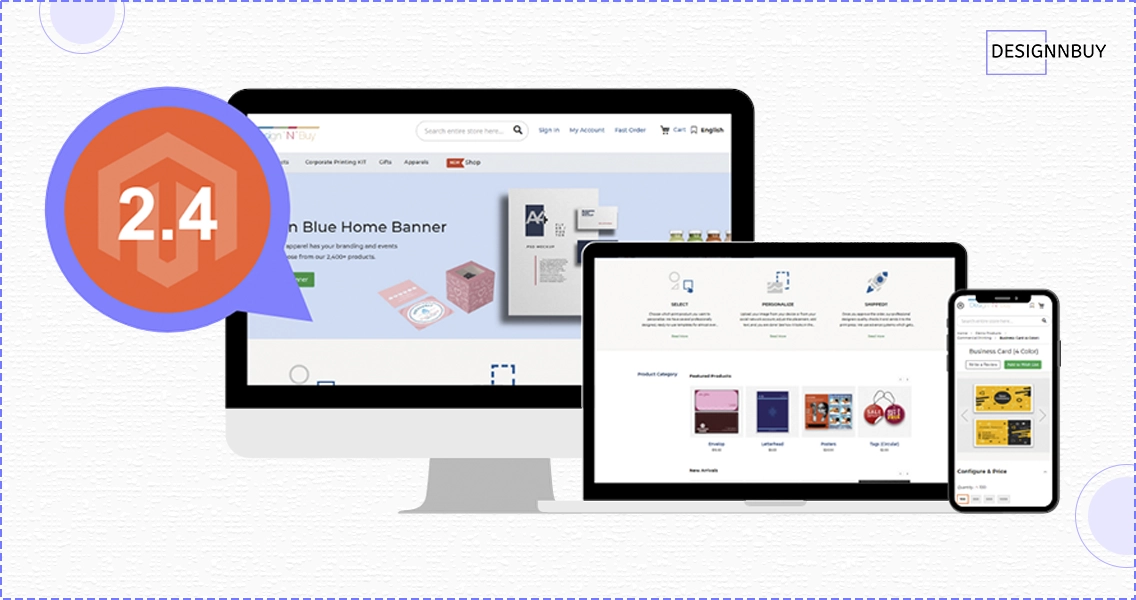 Now Available on Magento open-source 2.4.2 and Magento cloud eCommerce software | DesignNBuy