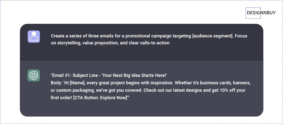 5 ChatGPT Prompt For Designing Email Campaigns