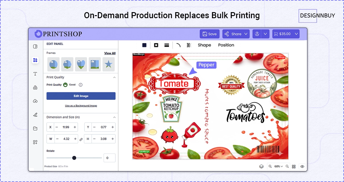 Web to Pack software by DesignNBuy