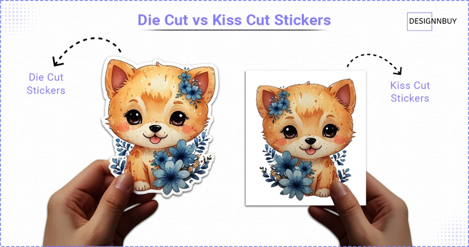Difference Between Die Cut Stickers and Kiss Cut Stickers | DesignNBuy