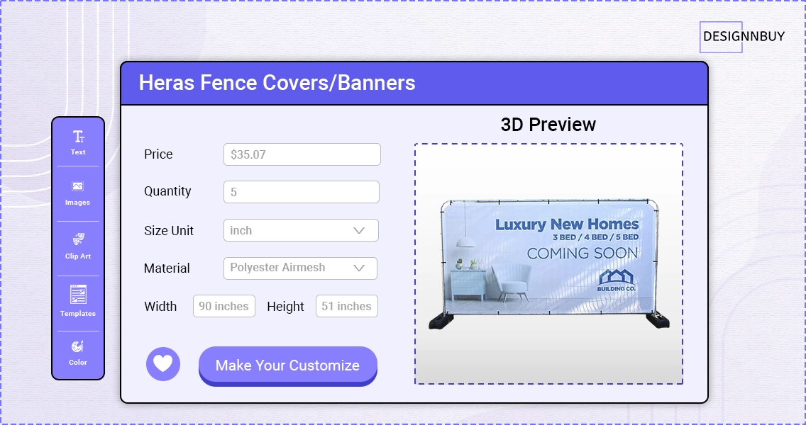 Heras Fence Covers_Banners | DesignNBuy web to print