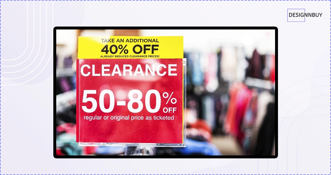 Clearance Sale Signs | DesignNBuy