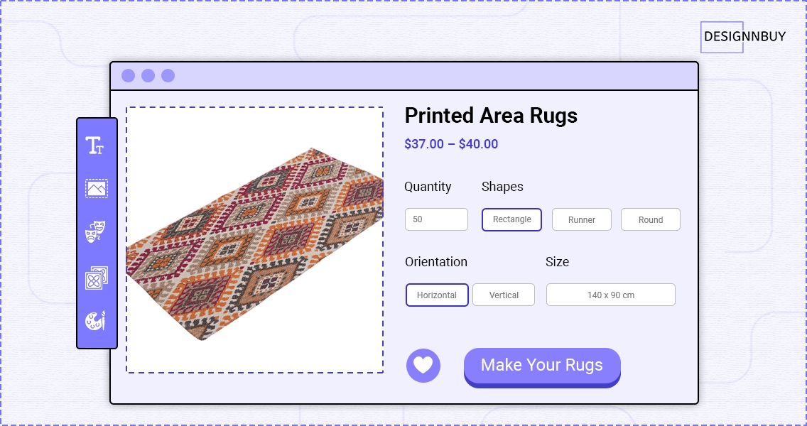 1 Printed Area Rugs